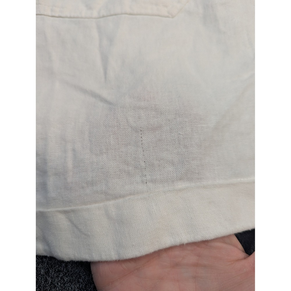 Old‎ Navy Womens 2X High Rise Linen Blend Shorts Cream Off White 3.5 Inseam NWT - Picture 6 of 6